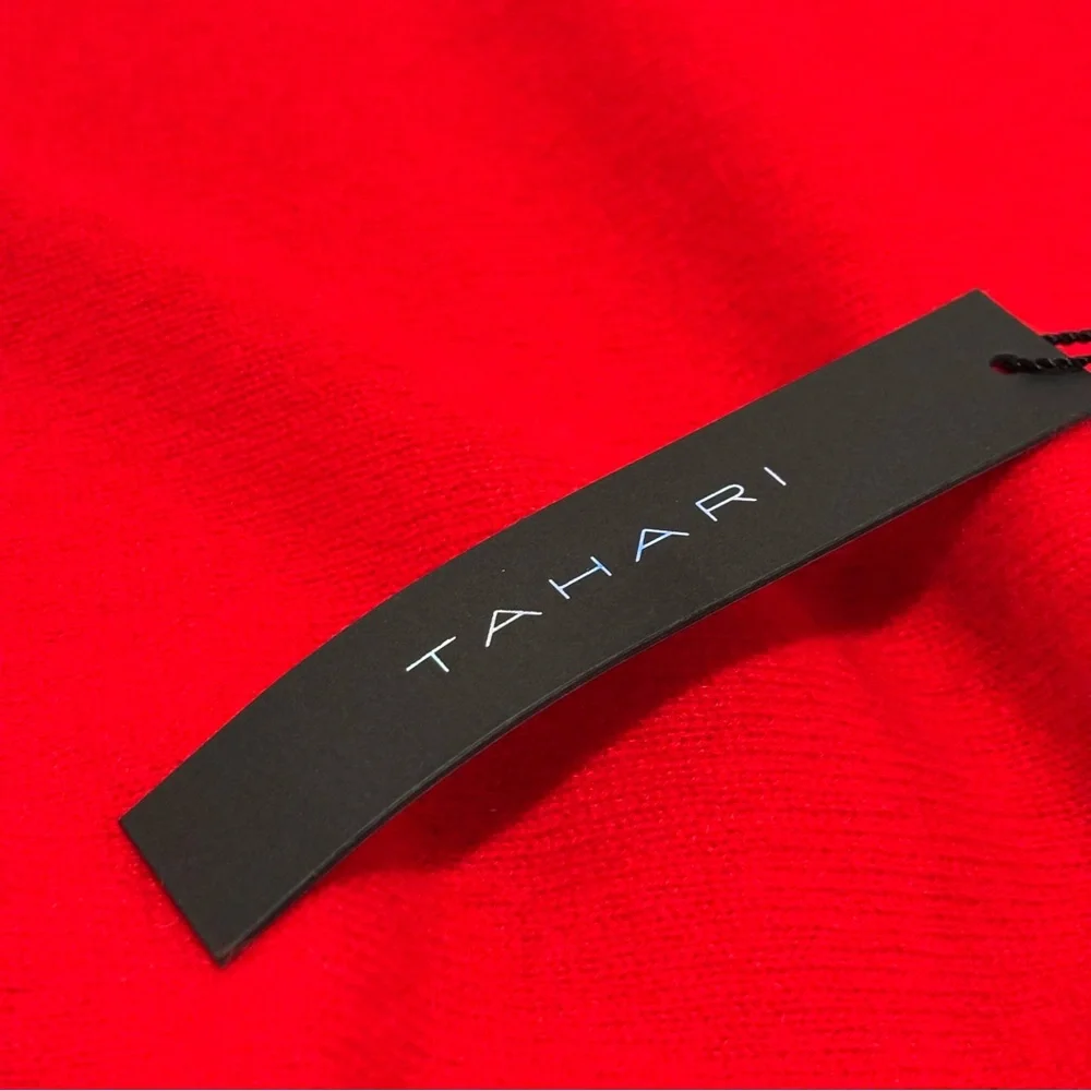 Red Cashmere Tahari Sweater Size Small.  New With Tags - Picture 9 of 12